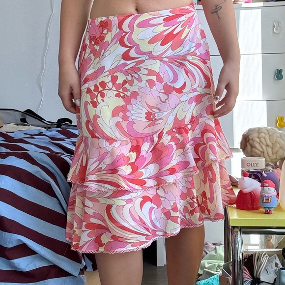 New York Company Midi Skirt size 6 sweetheart - Picture 1 of 8